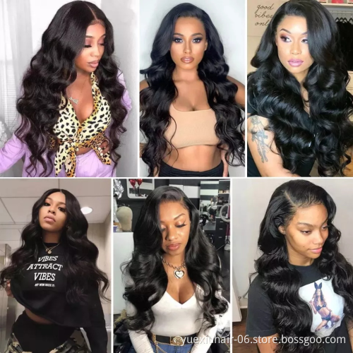 Amazing Wholesale Brazilian 100% Human Swiss HD Transparent Lace Closure Front Glueless Raw Virgin Hair Wigs for Black Women